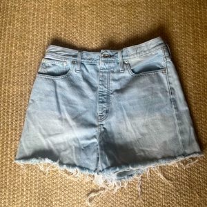 Madewell Mom Jean Short